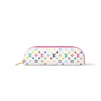LOUIS VUITTON LV X TM MONOGRAM MULTICOLOR CHARLOTTE PENCIL POUCH GI1303 (20*7*2cm)